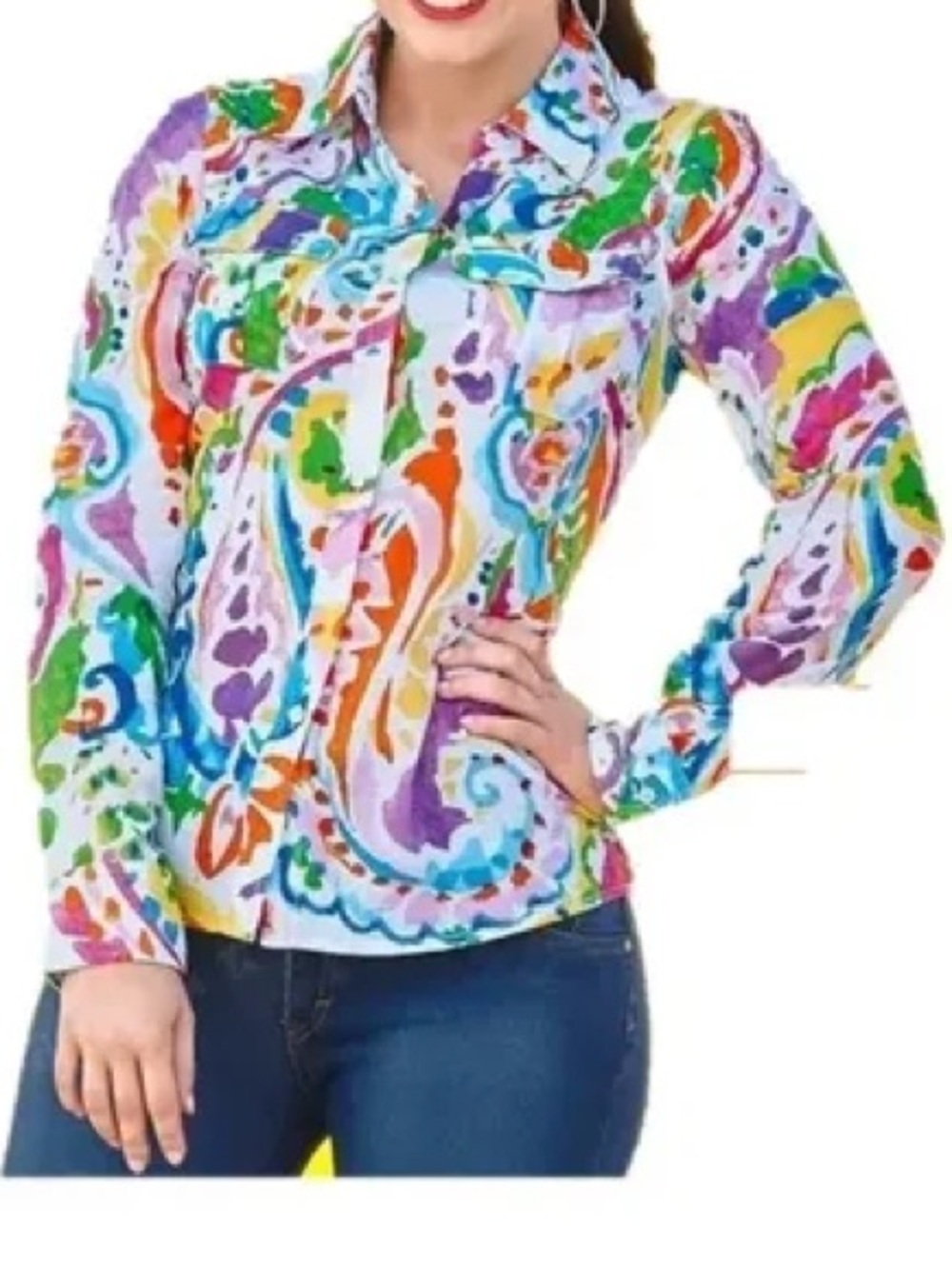 Lauren Ralph Lauren Button Up Blouse